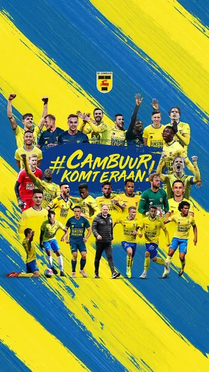 S C Cambuur Team Celebration Artwork Wallpaper