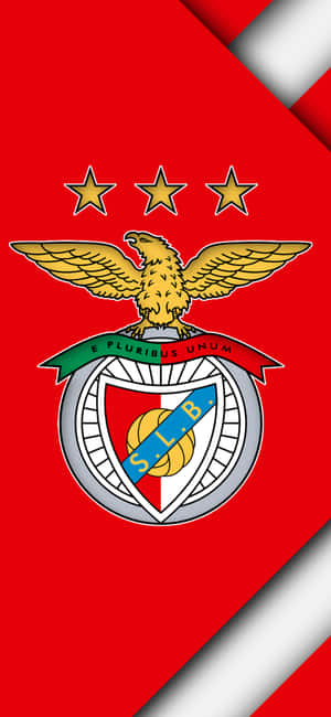 S L Benfica Creston Red Background Wallpaper