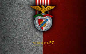 S L Benfica F C Creston Textured Background Wallpaper