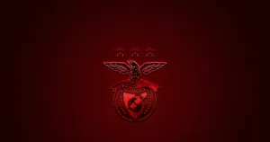 S L Benfica Logo Red Background Wallpaper