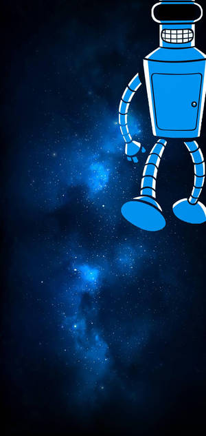 S10+ Galaxy Robot Wallpaper