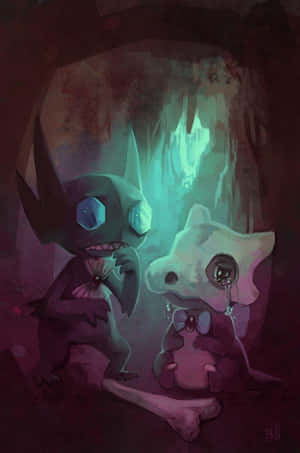 Sableye And Cubone Wallpaper