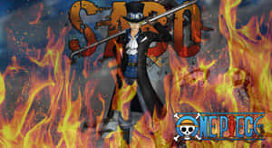 Sabo Roaring In The Grand Line Wallpaper