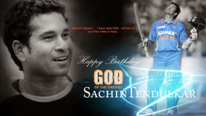 Sachin Tendulkar, The Little Master Of Cricket Wallpaper