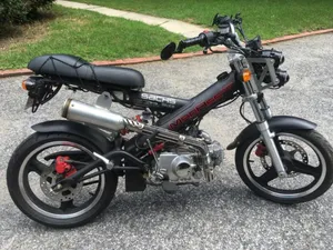 Sachs Mad Ass Motorcycle Parked Wallpaper