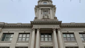 Sacramento City Hall Light Blue Sky Wallpaper