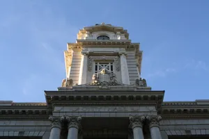 Sacramento City Hall Tower Closeup Wallpaper