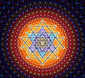 #sacred Geometry Wallpaper With Golden Ratio Pattern Wallpaper