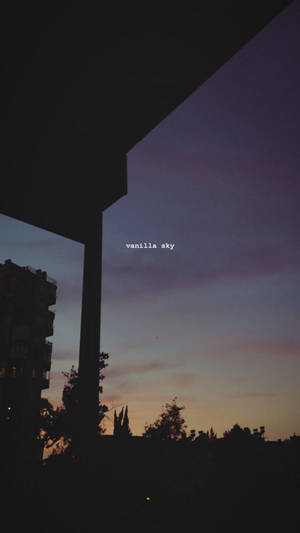 Sad Aesthetic Tumblr Dark Vanilla Sky Wallpaper