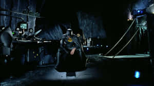 Sad Batman In Dark Cave Wallpaper