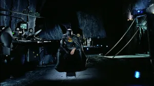Sad Batman In Dark Cave Wallpaper
