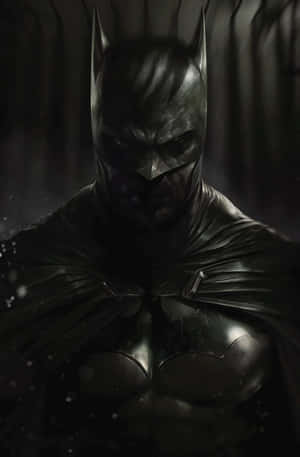 Sad Batman In Dark Shadows Wallpaper