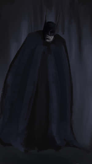 Sad Batman In Dark Shadows Wallpaper