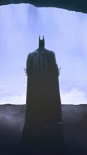 Sad Batman In The Rain Wallpaper