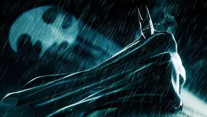 Sad Batman In The Rain Wallpaper