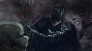 Sad Batman Reflecting Wallpaper