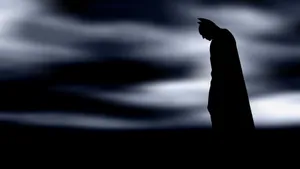 Sad Batman Silhouette Wallpaper