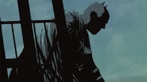 Sad Batman Silhouette Wallpaper