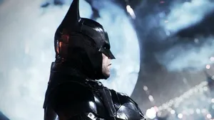 Sad Batman Under Moonlight Wallpaper