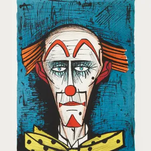 Sad Clown Famous Paintings Iphone Wallpaper
