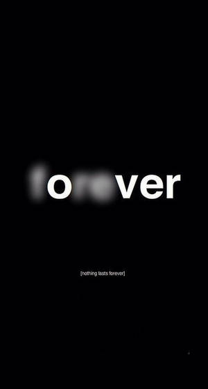 Sad Forever Is Over Iphone Wallpaper