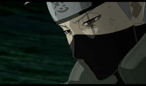 Sad Kakashi Scarred Eye With Sharingan Wallpaper