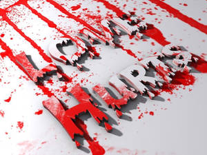 Sad Love Hurts Bloody Art Wallpaper