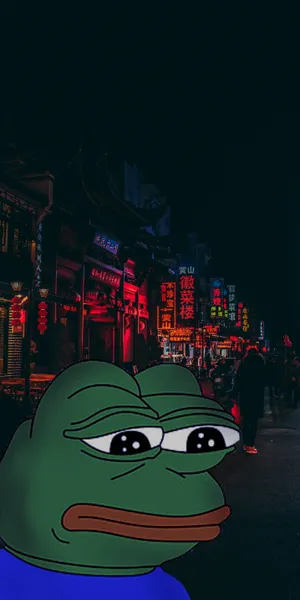 Sad Meme In The City Wallpaper