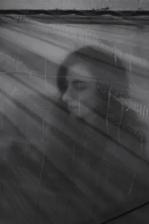 Sad Vibes Woman Abstract Wallpaper