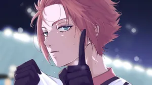 Sae Itoshi Intense Focus Wallpaper