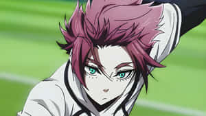 Sae Itoshi Intense Soccer Moment Wallpaper