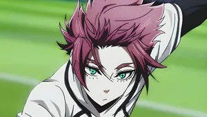 Sae Itoshi Intense Soccer Moment Wallpaper