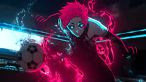 Sae Itoshi Intense Soccer Moment Wallpaper