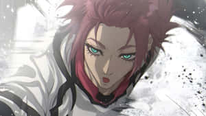 Sae Itoshi Intense Soccer Moment Wallpaper