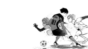 Sae Itoshi Soccer Action Wallpaper