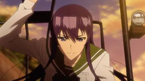 Saeko Busujima In Action Wallpaper