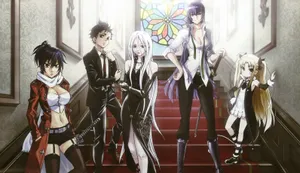 Saeko Busujima Showcasing Her Sword Skills Wallpaper