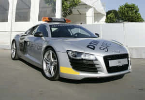 Safety Car In Action On The Racetrack Wallpaper