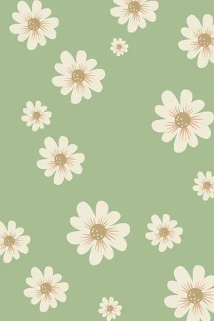 Sage Green Floral Pattern.jpg Wallpaper