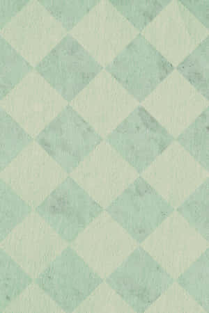 Sage Green Geometric Pattern Wallpaper