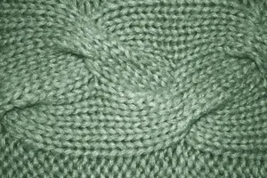 Sage Green Knitted Pattern Wallpaper