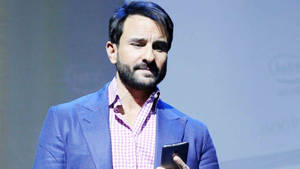 Saif Ali Khan In Formal Attire Wallpaper