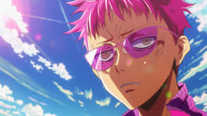Saiki Kusuo Tearful Expression Wallpaper