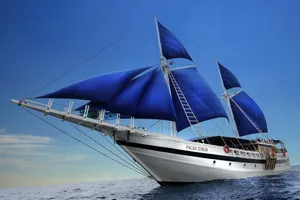 Sailing Big Boat Wallpaper