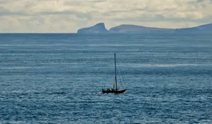 Sailing Boat On The Sea Wallpaper