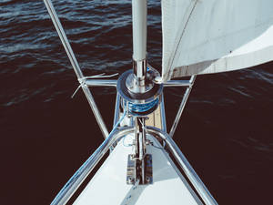 Sailing Deck And Bow Wallpaper