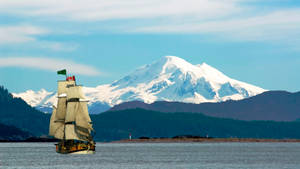 Sailing Ship Lady Washington Wallpaper