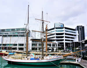 Sailing Vesselsat New Zealand Maritime Museum Wallpaper