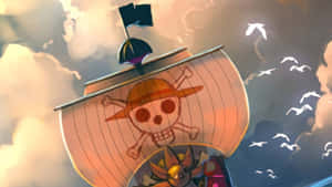 Sailing With Going Merry - Adventure Awaits Wallpaper