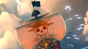 Sailing With Going Merry - Adventure Awaits Wallpaper